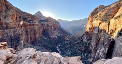 Off The Beaten Path In Zion National Park, You'll Find A Breathtaking Utah Overlook That Lets You See For Miles