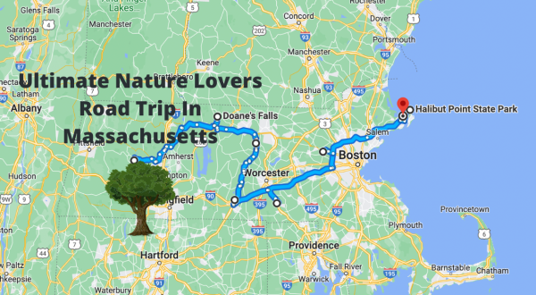 The Ultimate Massachusetts Nature Lovers Road Trip Leads To Pristine Beaches, A Waterfall, And More