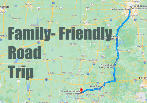 This Family Friendly Road Trip Through Indiana Leads To Whimsical Attractions, Themed Restaurants, And More
