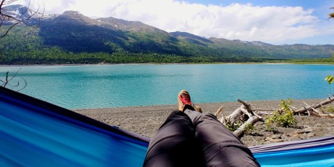 There's A Lake Hiding In The Alaska Mountains Where You Can Camp Year-Round