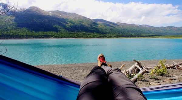 There’s A Lake Hiding In The Alaska Mountains Where You Can Camp Year-Round