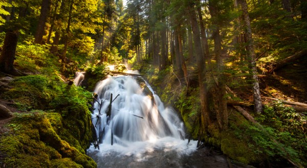 Hike To A Waterfall Then Dine Al Fresco During This Day Trip Adventure To Mt. Hood Village In Oregon