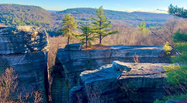 Lost City Escarpment Loop Trail In New York Is Full Of Awe-Inspiring Rock Formations