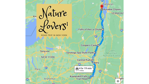 The Ultimate New York Nature Lovers' Road Trip Leads To Woods, Waterfalls, And More