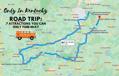 This Road Trip Travels To 7 Attractions You Can Only Find In Kentucky