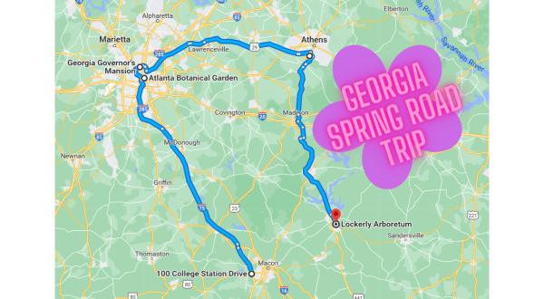 The 4.5-Hour Trip Around The Peach State’s Prettiest Gardens Is A Glorious Spring Adventure In Georgia