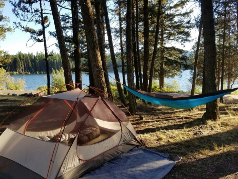 There's A Lake Hiding In A Montana Valley Where You Can Camp By The Water