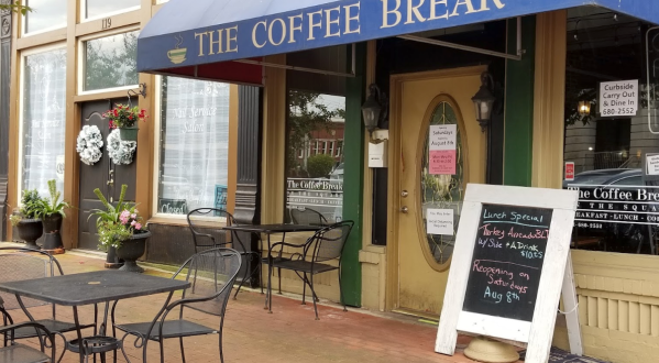 Head To The Countryside Of Tennessee To Visit Coffee Break On The Square, A Charming, Old-Fashioned Restaurant