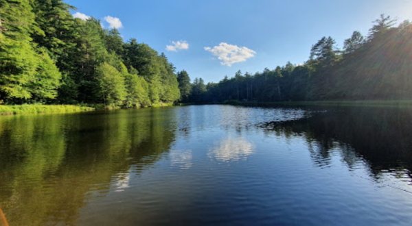 There’s A Lake Hiding In The Virginia Mountains Where You Can Camp Year-Round