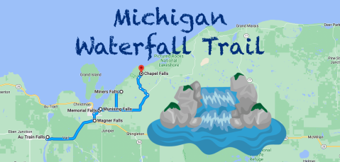 The 2-Hour Road Trip Along Alger County’s Waterfall Trail Is A Glorious Spring Adventure In Michigan