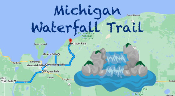 The 2-Hour Road Trip Along Alger County’s Waterfall Trail Is A Glorious Spring Adventure In Michigan