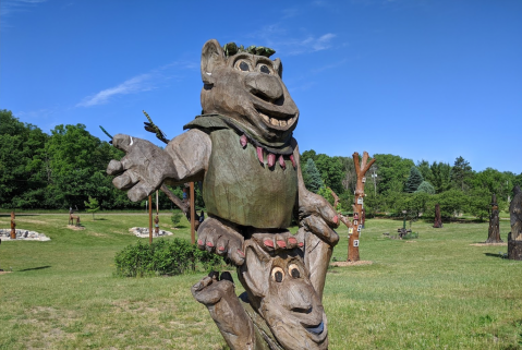 There Are Giant Mythical Creatures Hiding At Leila Arboretum In Michigan Just Like Something Out Of A Storybook