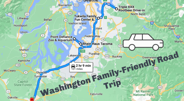 This Family Friendly Road Trip Through Washington Leads To Whimsical Attractions, Themed Restaurants, And More