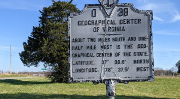 Few People Know That You Can Visit The Geographical Center Of Virginia