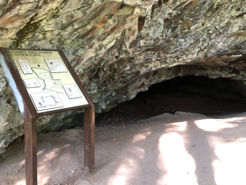 Walk Straight Through An Archeological Site At Layser Cave In Washington