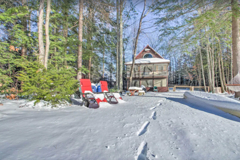 This Hidden Cozy Chalet In New Hampshire Is A Lakefront Getaway With The Utmost Charm