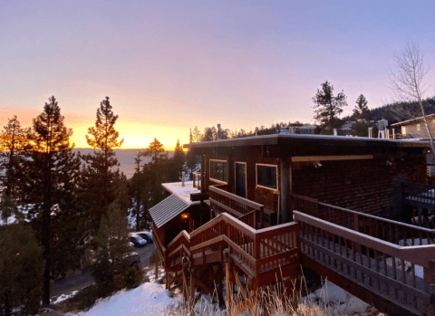 Wake Up On Top Of A Mountain At This Tahoe Airbnb In Nevada