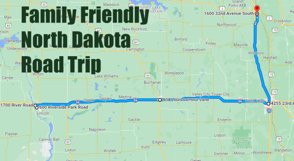 This Family Friendly Road Trip Through North Dakota Leads To Whimsical Attractions, Themed Restaurants, And More