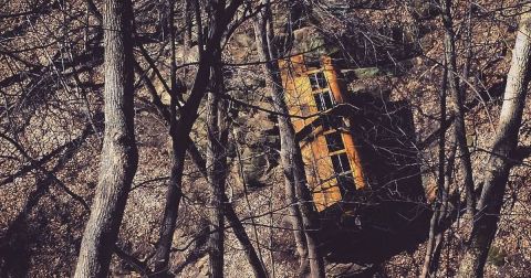 The Creepiest Hike In Iowa Takes You To The Ruins Of An Abandoned School Bus