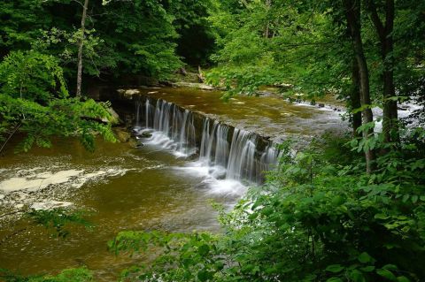 Indiana's Most Easily Accessible Waterfall Is Hiding In Plain Sight In Hartsville