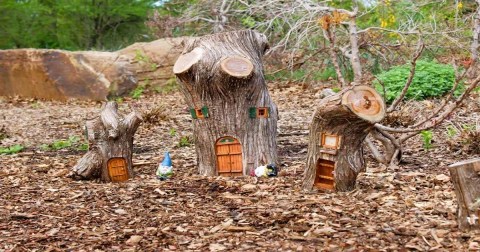 There Are Fairy Doors And Gnome Houses Hiding At Will Rogers Gardens In Oklahoma Just Like Something Out Of A Storybook