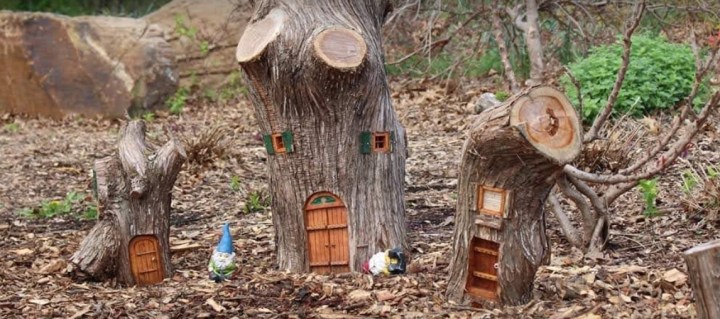 Will Rogers Gardens Gnome Houses