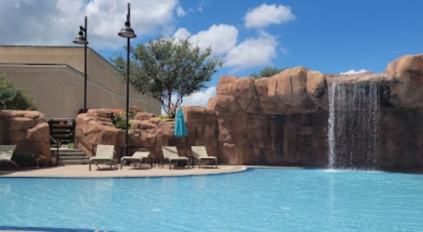Cool Off Under A Waterfall At This Oklahoma Hotel