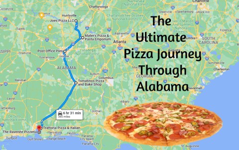 The Ultimate Pizza Journey Through Alabama Makes For One Delicious Adventure