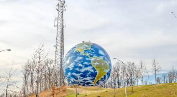 Earthoid Water Tower In Maryland Just Might Be The Strangest Roadside Attraction