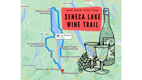 The 2-Hour Road Trip Around The Seneca Lake Wine Trail Is A Glorious Spring Adventure In New York