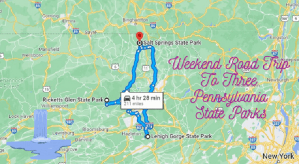 Spend Three Days In Three State Parks On This Weekend Road Trip In Pennsylvania