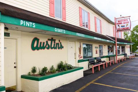 A Local Favorite Since 1947, Austin's Homemade Ice Cream In West Virginia Is Some Of The Best In America