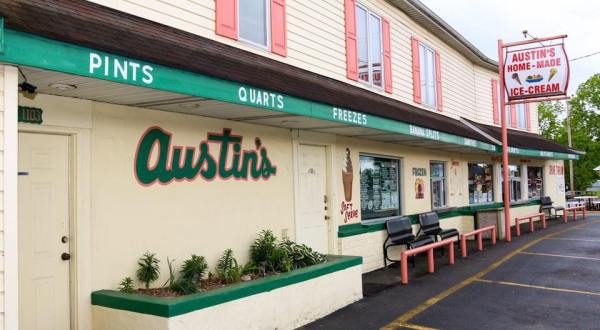 A Local Favorite Since 1947, Austin’s Homemade Ice Cream In West Virginia Is Some Of The Best In America