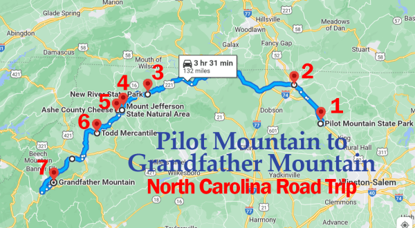 This North Carolina Road Trip Takes You From Pilot Mountain To Grandfather Mountain