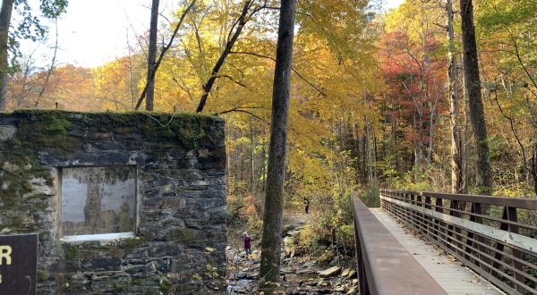 Hike Straight To An Abandoned Dam On The Catawba Falls Trail In North Carolina