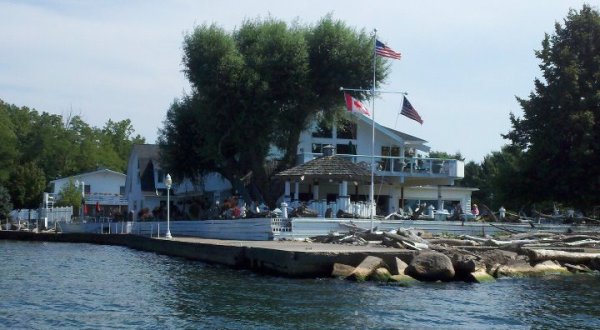 For Some Of The Most Scenic Waterfront Dining In New York, Head To Hedges Nine Mile Point Restaurant