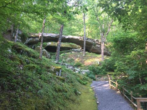 Hidden In Van Buren County, Arkansas, The Natural Bridge Is A Less Traveled Rock Formation Worth Exploring