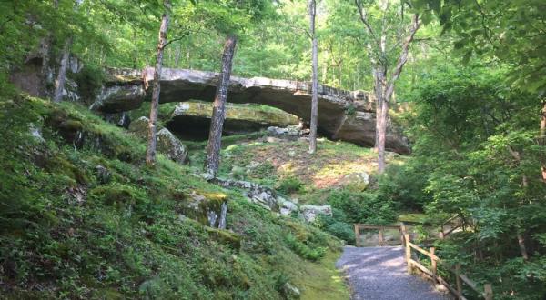 Hidden In Van Buren County, Arkansas, The Natural Bridge Is A Less Traveled Rock Formation Worth Exploring