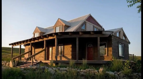 This Log Cabin In Kansas Is A Lakeside Getaway With The Utmost Charm
