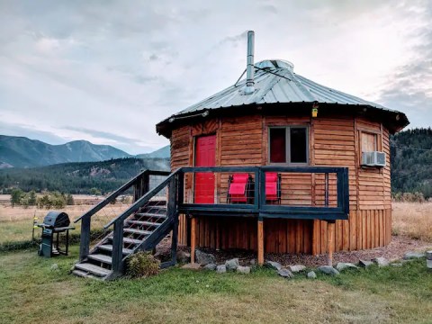 After You Hike Cascade Falls Overlook Trail, Sleep In A Yurt Near Lolo National Forest In Montana