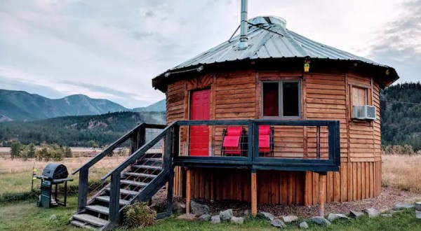 After You Hike Cascade Falls Overlook Trail, Sleep In A Yurt Near Lolo National Forest In Montana