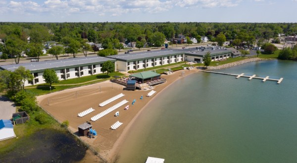 The Waterfront Rooms At Tawas Bay Beach Resort In Michigan Fill Up Fast, And It’s Easy To See Why