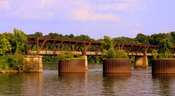 The Bridge To Nowhere In The Middle Of An Alabama River Will Capture Your Imagination