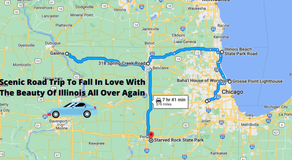 The Scenic Road Trip That Will Make You Fall In Love With The Beauty of Illinois All Over Again