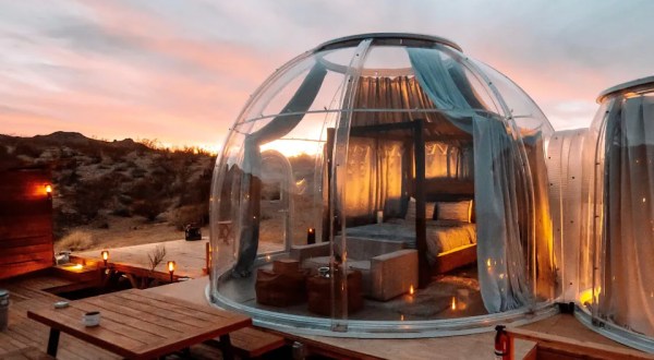 You Can Camp Overnight At This Stargazing Bubble Dome In Southern California