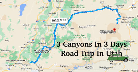 Spend 3 Days In 3 Canyons On This Weekend Road Trip In Utah