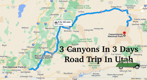 Spend 3 Days In 3 Canyons On This Weekend Road Trip In Utah