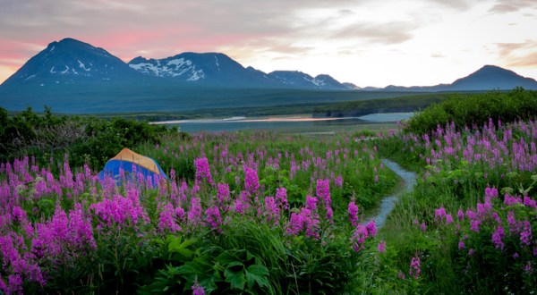 You Can Camp Overnight At A Remote Beach In Alaska