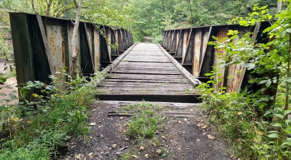 The Bridge To Nowhere In The Middle Of The West Virginia Woods Will Capture Your Imagination