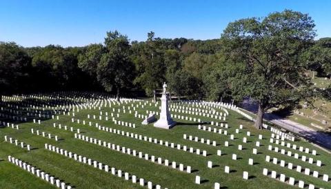 Take A Hike To An Iowa Cemetery That's Like The Miniature Arlington